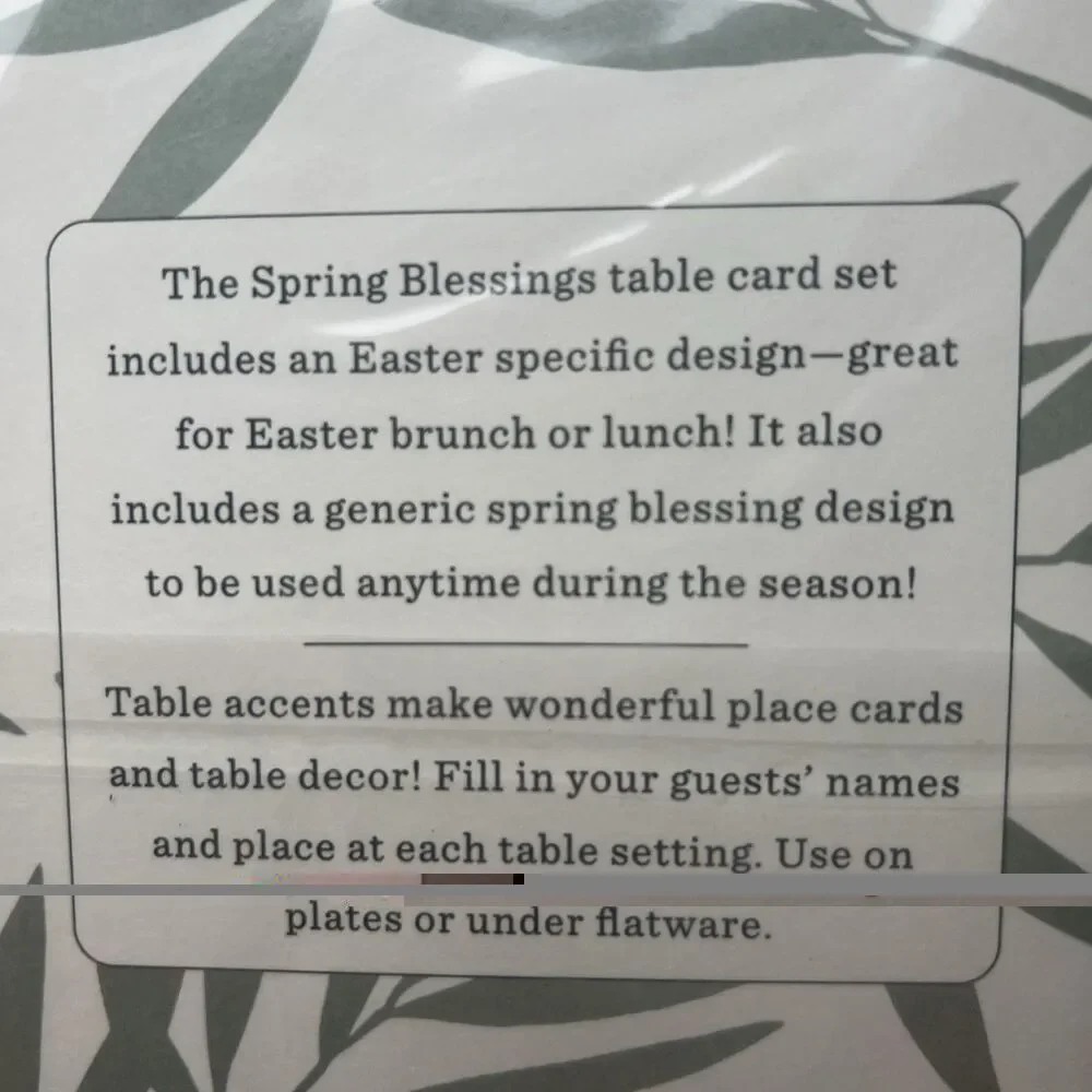 Mary & Martha “He Is Risen” Table Cards 20 Cards 2 Designs Christian Religious